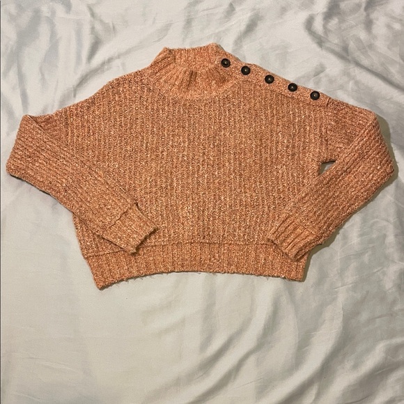 Jessica Simpson Turtleneck Sweater - Coral Peach size Medium - Picture 1 of 9